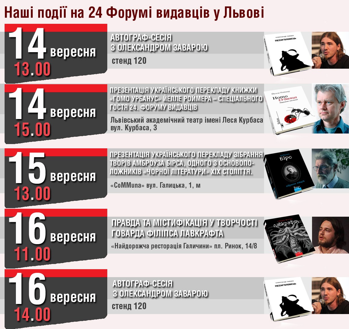 Наші події на 24 Форумі видавців